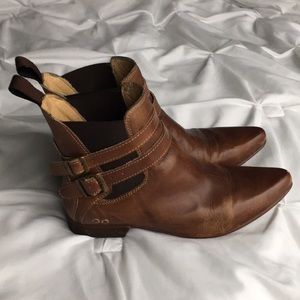 Bed Stu Cognac Ravine pointed toe boots